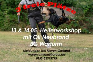 www.lg05.de - Helfer Workshop mit Oliver Neubrand, drei Plätze noch frei